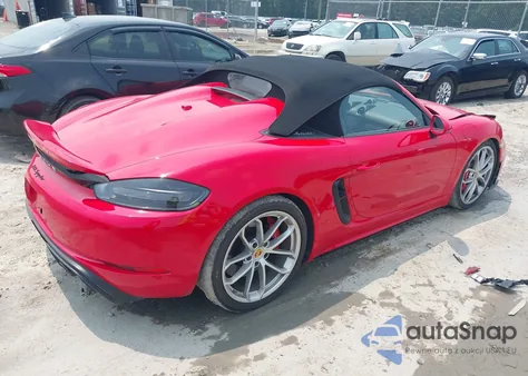 2020 Porsche 718 Spyder from USA, damaged, VIN WP0CC2A80LS240291